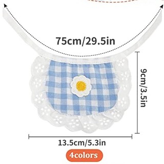 Chó Dễ Thương Ren Bandana Chó Con Mèo Khăn Hoa Có Thể Giặt Độc Đáo Ren Hình Mèo Khăn Yếm Nước Bọt Khăn