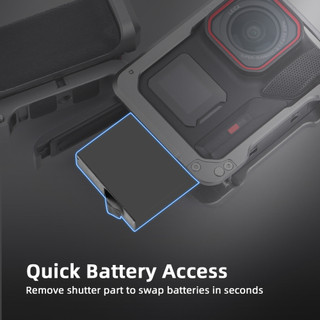 Dành Cho Insta360 Ace Pro1 / 2 Đường Phố Tay Cầm Camera Thể Thao Lồng Thỏ Mở Rộng Phụ Kiện Camera