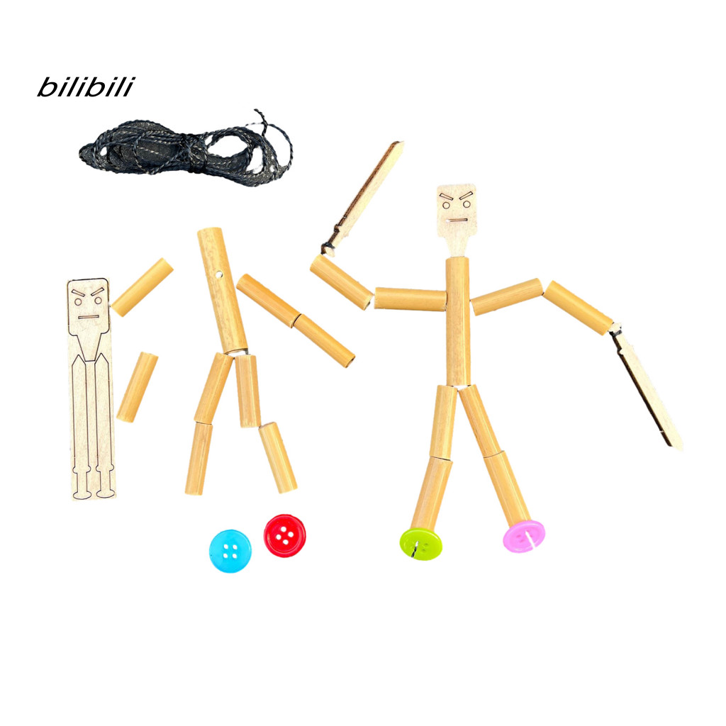 BIL Tre Con Rối Làm Đồ Chơi Tương Tác Tre Con Rối Bộ Cho Trẻ Em Vui Vẻ Tự Làm Trò Chơi Thủ Công Cho Bé Trai Và Bé Gái Ý Tưởng Quà Tặng Hoàn Hảo Từ Đồ Chơi Người Tre