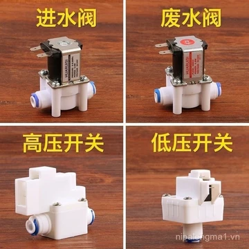 Máy Lọc Nước Phụ Kiện Máy Lọc Nước Van Điện Từ 24 Công Tắc Áp Lực Cao Máy Lọc Nước Kết Hợp Đa Năng Phụ Kiện Nước Thải 2 Điểm NBER