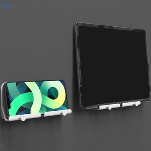 Giá đỡ treo tường Giá đỡ móc sạc Đế cho điện thoại thông minh Giá đỡ máy tính bảng điện thoại di động Dán trên tường PO