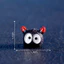 Đèn ngủ Halloween đen phát sáng để bàn trang trí phong cảnh mini, làm vườn DIY, đồ gốm bể cá