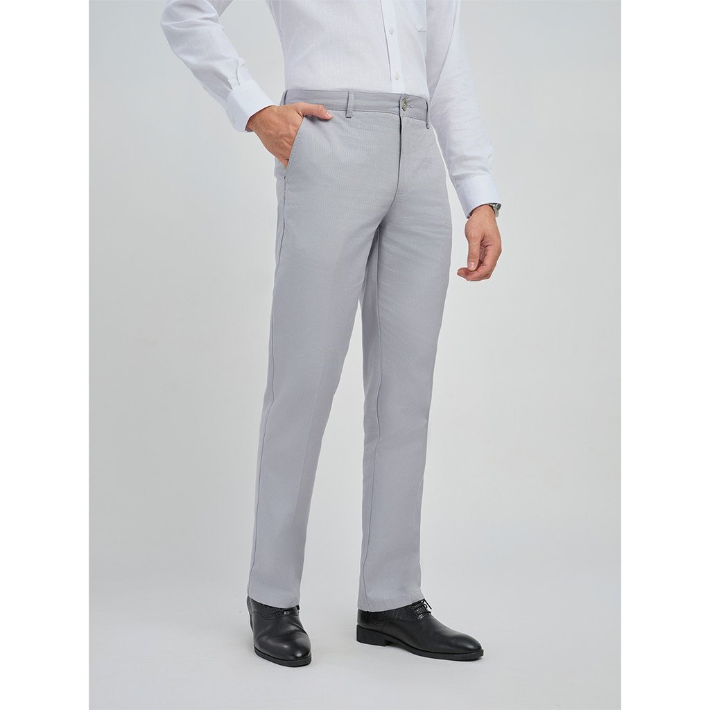 Quần khaki 1ly VIETTIEN SMART CASUAL vải poly phom regular VT00000263