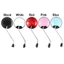 ESSENCEH 1 Cặp Gương Chiếu Hậu Xe Đạp Điện, Retrofit Convex 8mm Sợi Phản Quang Mirro, Gương Ngược Xoay 360 Độ Màu Sắc Bền Đẹp Đa Năng Cho Yadei Lovemai
