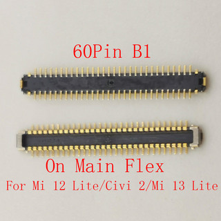 2-10 Chiếc Pin USB Màn Hình Lcd FPC Kết Nối Cắm Cho Xiaomi Poco X2 Redmi K30 K30I Mi 12 13 Mi13 Mi12 Lite Civi 2 40 60 Pin Sạc Màn Hình Flex Pocophone Sạc Trên Tàu
