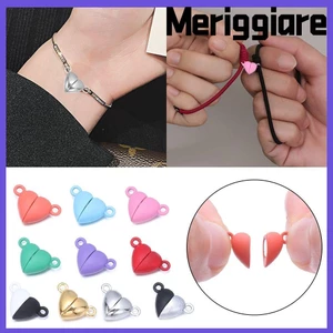 MERIGGIARE 20 Chiếc (10 Bộ) Vòng Tay Cặp Đôi Hạt Handmade Quyến Rũ Đầu Mũ Khóa Từ Tính