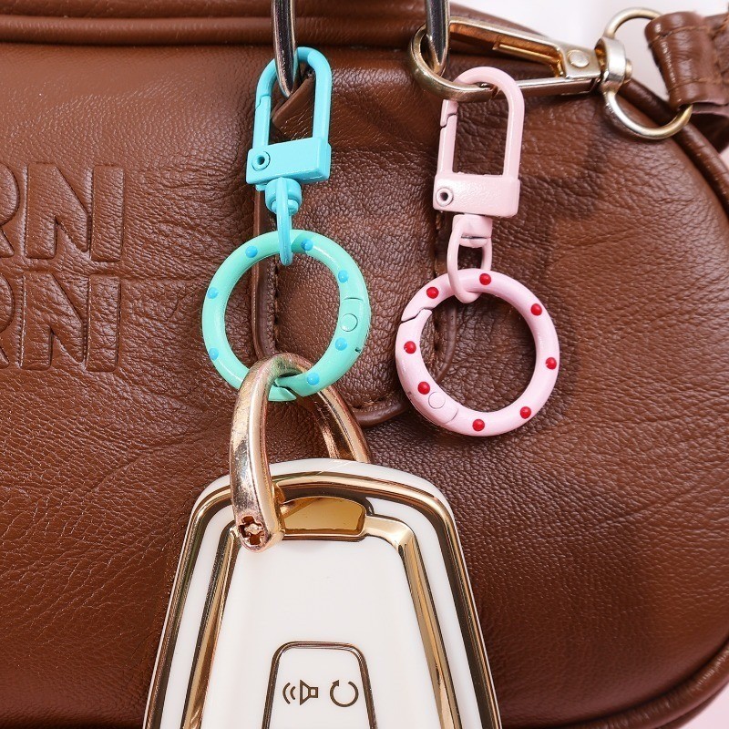 [Nổi bật] Móc khóa hợp kim đầy màu sắc - Móc khóa bánh rán kẹo dễ thương - Phụ kiện dây chuyền điện thoại di động - Móc khóa tôm hùm Snap DIY - Mặt dây chuyền búp bê túi xách - Dành cho đồ dùng làm đồ trang sức túi xách