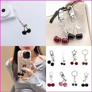 Vic Cherry Họa Tiết Móc Khóa Cherry Phần Cứng Khóa Thời Trang Nữ Túi Phụ Kiện