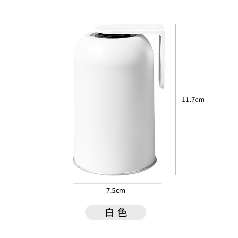 Cốc súc miệng nam châm 304 inox treo tường, không đục lỗ, dung tích lớn, đựng bàn chải đánh răng gia đình