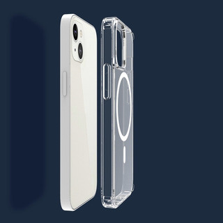 Ốp iphone 16 11 14 15 pro max x xr xs xsmax 7 8 plus 12 13 promax từ tính hỗ trợ sạc không dây, lưng trong suốt chống ố
