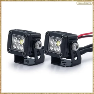 Đèn LED Đèn Pha Sáng Đèn Pha Cho Xe Bánh Xích RC 1 / 10 TRX4 Axial SCX10 90046 Wraith RR10 VS4-10 Redcat Gen8