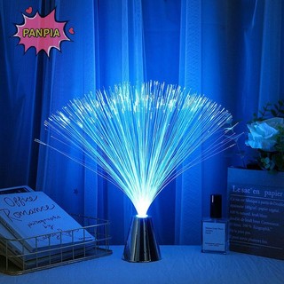 Pnpia Đèn LED sợi quang nhiều màu Đèn ngủ Giáng sinh Đám cưới Ngày lễ Trang trí nội thất Boutique