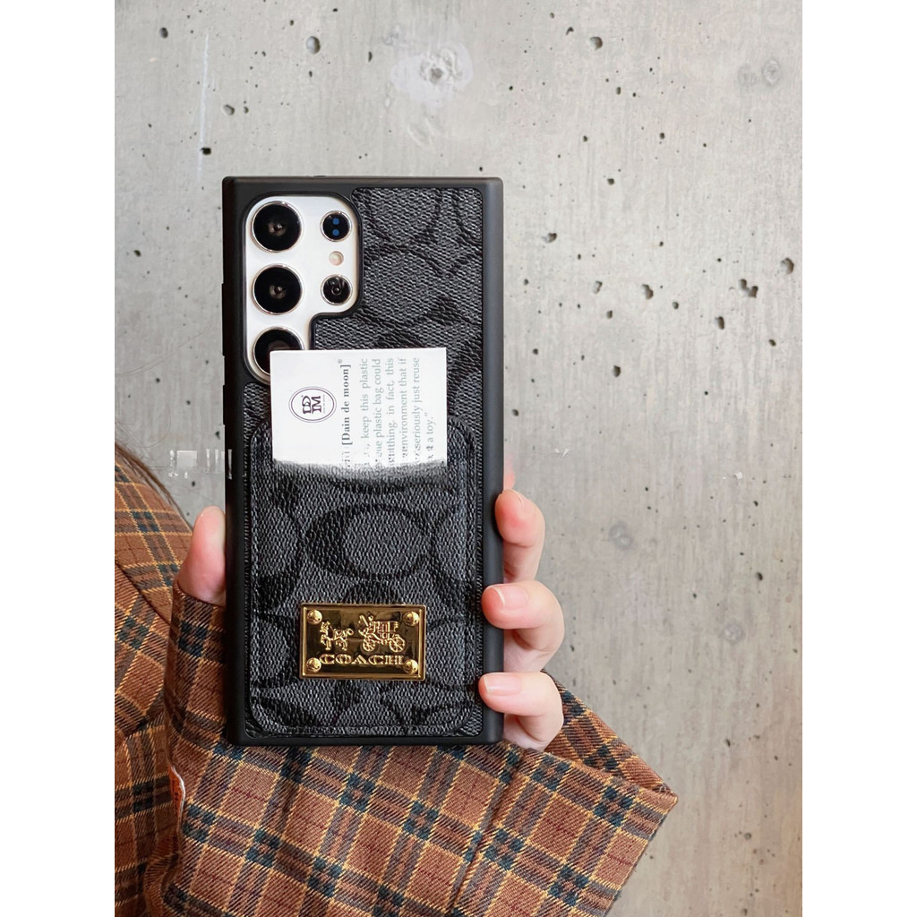Sang Trọng Phong Cách Mới Ốp Lưng Điện Thoại Samsung S10 S20 S21 S22 S23 S24 S25 PLUS S20U S21U S22U S23U S24U S25ULTRA NOTE 10 20 PLUS retro Độc Đáo Có Khe Cắm Ví Thẻ Vỏ Điện Thoại