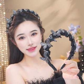 Strongaroetrtomj Tính Khí Thanh Lịch Pha Lê Tóc Nhẫn Thời Trang Hàn Quốc Ngọt Ngào Chống Trơn Trượt Tiệc Cưới Phụ Kiện Tóc VN