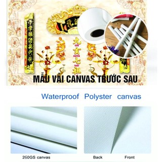 Tranh canvas phòng thờ, mâm ngũ quả, câu đối, liễng thờ, bình phong, hoa sen, tranh trang trí phòng thờ nhiều mẫu.