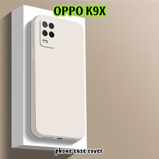 [Phong cách mới] Dành cho OPPO K9X Vỏ silicon chống vết bẩn Vỏ điện thoại màu trơn cổ điển