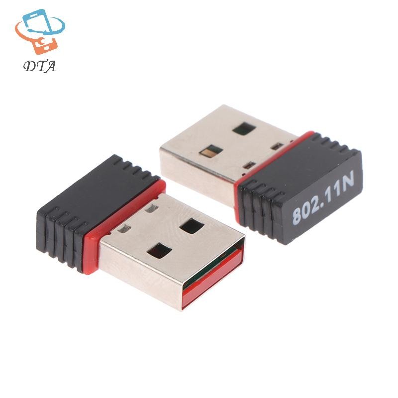 [DTA] Bộ chuyển đổi Wifi USB Ăng-ten 802.11n 150Mbps Bộ thu không dây USB Dongle Card mạng Wi-Fi gắn ngoài cho máy tính để bàn Máy tính xách tay VN
