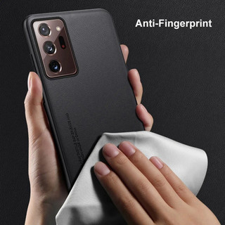 Ốp lưng cho Samsung Galaxy Note 20 / Note 20 Ultra 5G Vỏ da PU mờ sang trọng chống sốc