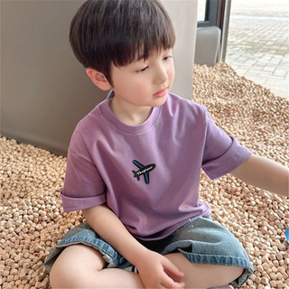 Áo Thun Bé Trai Tay Ngắn In Hình 100% Cotton Mùa Hè Phong Cách Mới Quần Áo Trẻ Em Áo Trẻ Em Nửa Tay