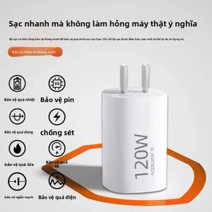Bộ sạc siêu nhỏ Xiaomi GaN 120W（67W-90WTương thích) Công nghệ GaN siêu tốc