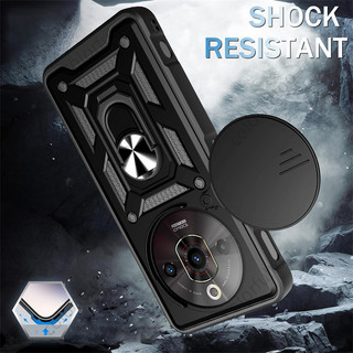 Vỏ Giáp Chống Sốc Cho Nubia Focus 5G NubiaFocus Trượt Mặt Sau Ống Kính Máy Ảnh Bảo Vệ Toàn Diện Vòng Đứng Vỏ Điện Thoại
