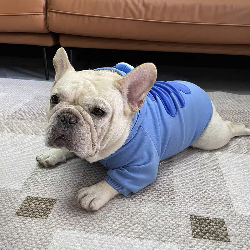 Thú Cưng Dễ Thương Lót Lông Cừu Dày Áo Teddy Gấu Trúc Chó Mùa Thu Đông Áo Chui Đầu