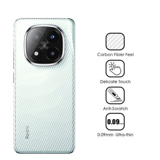 1-3 Miếng Mặt Sau Sợi Carbon Cho Redmi Note 14 Pro + Redmi Note 14 15 Pro Pro + Note14Pro 4G 5G 2025 Tấm Bảo Vệ Màn Hình Matte Soft Full Cover Siêu Mỏng Clear Tran