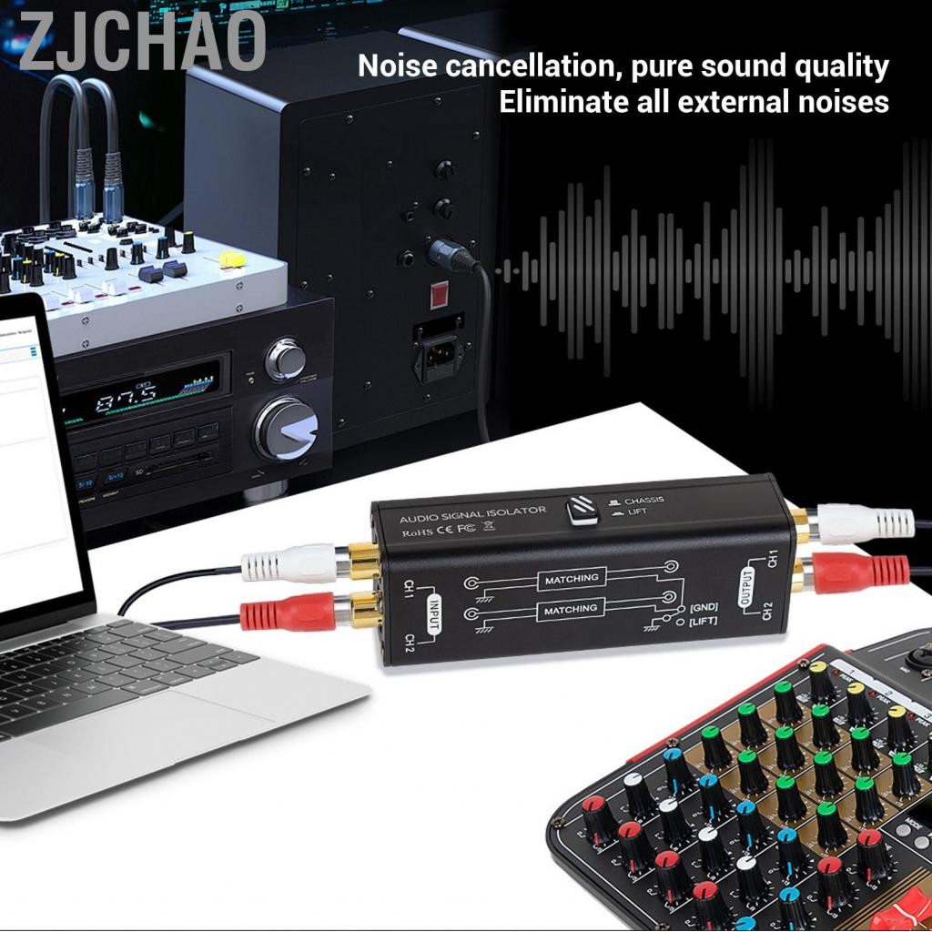 Zjchao Âm Nhạc Giảm Nhiễu Âm Thanh Loại Bỏ Tiếng Ồn Cắm Cách Ly Ức Chế Cho Rạp Hát Tại Nhà Máy Nghe Nhạc Âm Thanh Xe Hơi HiFi Stereo