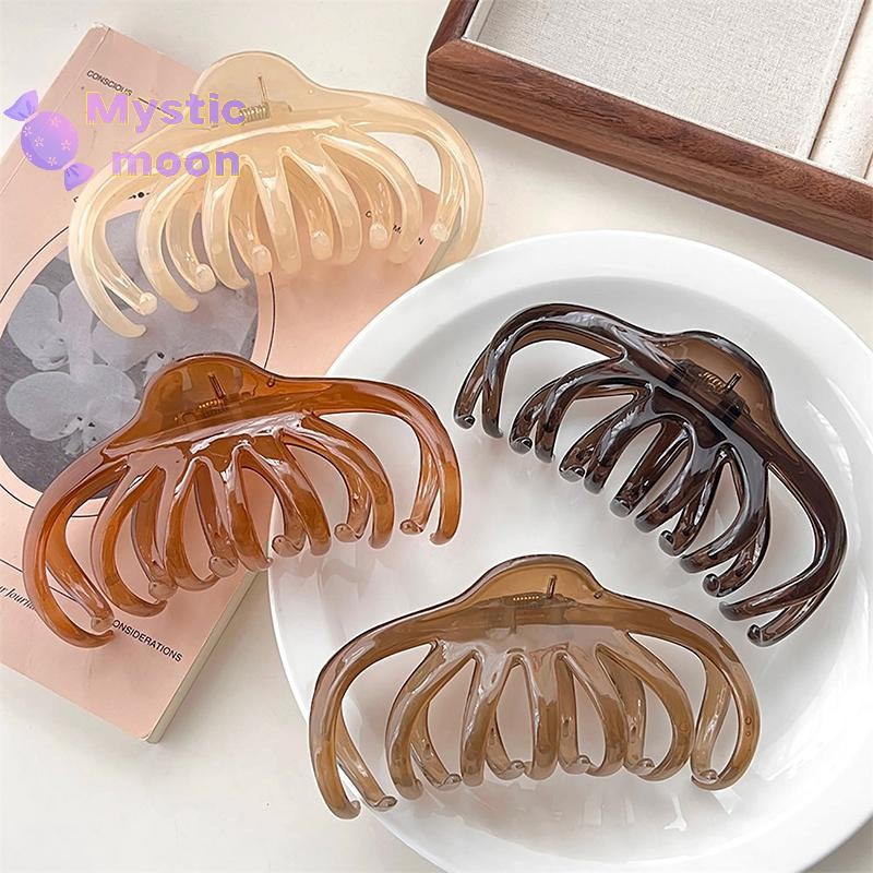 [Mystic] Vuốt Tóc Đơn Giản Ngọt Ngào Cho Nữ Cô Gái Kẹp Đa Năng Phụ Kiện Tóc Thời Trang Vintage Tính Khí Móng Vuốt Tóc Quà Tặng [Mới]
