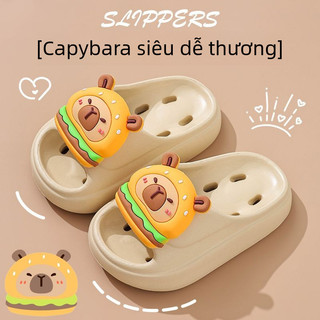 Dép Trẻ Em Hình Capybara - Dép Lê Phòng Tắm Chống Trượt Dễ Thương Cho Bé