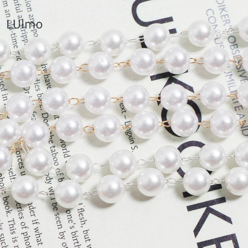 Luimo Thắt Lưng Thời Trang Nữ Thiết Kế Sang Trọng Thắt Lưng Ngọc Trai Dây Thắt Lưng Trắng Dây Chuyền Ngọc Trai Phù Hợp Với Nữ SBS