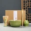 SUNKISSD 4 Bộ trà Matcha Nhật Bản, Bộ đánh trứng Matcha bằng gốm sứ có thể tái sử dụng, Giá đỡ cốc Matcha Bát Matcha Bộ làm trà cho những người yêu thích