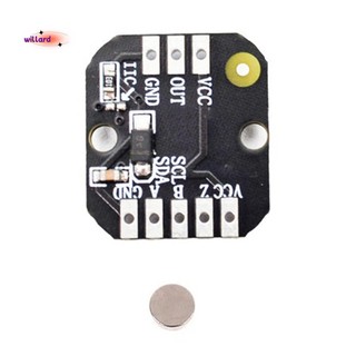 Mô-đun mã hóa từ tính MT6701 Bộ mã hóa động cơ không chổi than PWM / I2c Chế độ ABZ 1024 dòng Thay thế mô-đun AS5600