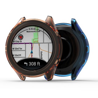 Dành Cho Garmin Forerunner 970 570 Vỏ Đồng Hồ Thông Minh Ốp Lưng Bảo Vệ TPU Mềm Nửa Bao Màng Bảo Vệ Màn Hình Cho Garmin Forerunner970 Forerunner570