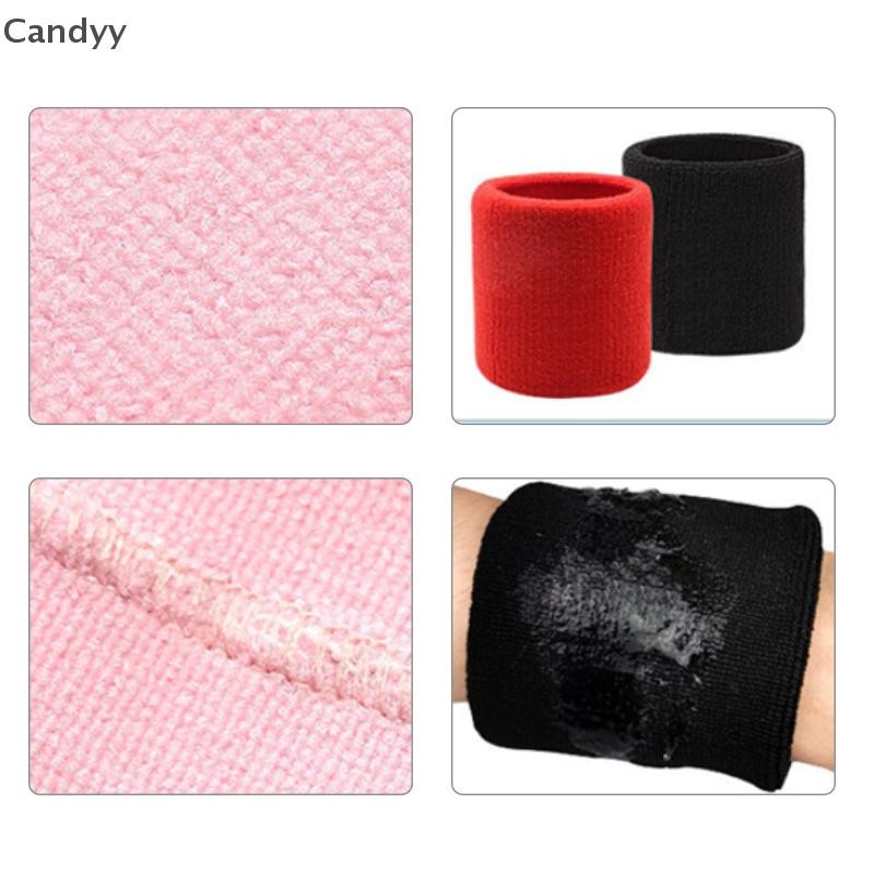 NDY Cotton Cổ Tay Hỗ Trợ Ban Nhạc Dây Đeo Tay Thể Thao Nẹp Mồ Hôi Vòng Tay Quần Vợt Bảo Vệ Dây Đeo Thể Dục Chạy Mồ Hôi Tập Gym N