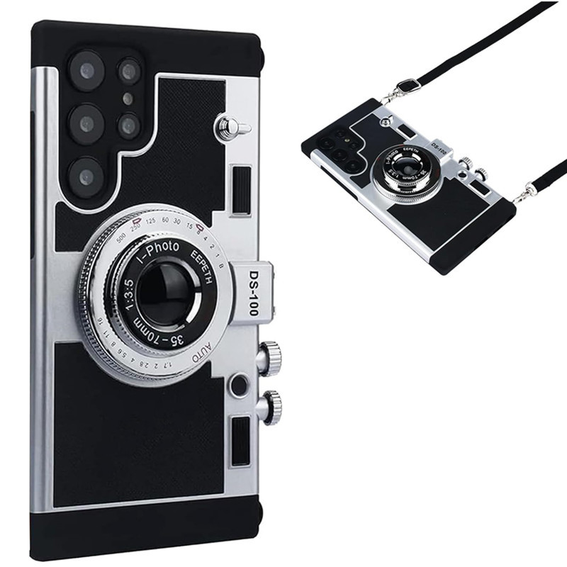 Emily in Paris Thiết Kế Camera Dành Cho Samsung Galaxy S26 S21 S22 Plus S23 S24 S25 Ultra S25Ultra S 25 S25 + Vỏ Điện Thoại Có Dây Buộc