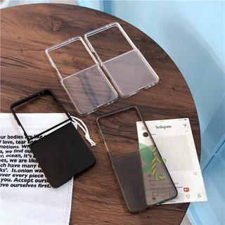 Ốp lưng siêu mỏng Samsung Galaxy Z Fold 7 Z Flip 7 Z Fold 6 5 4 3 Z Flip 6 5 4 3 Ốp cứng mờ / pha lê / đen