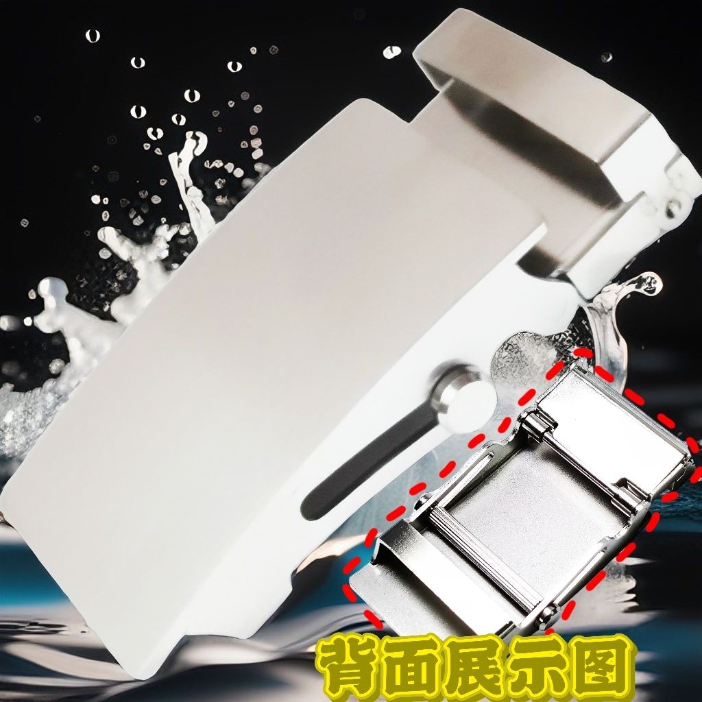 Đầu khóa thắt lưng thép không gỉ|00516|Khóa trục lăn|Nam|3.7cm|Đầu khóa dây nịt không răng|Khóa trục thép nguyên khối|Kẹp thép toàn phần|Không gỉ