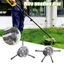 PWSEND 1 Cái Đầu Bàn Chải Cỏ, Bánh Xe Dây Thép Đầu Máy Cắt Cỏ 6 inch, Bàn Chải Bền Loại Bỏ Đĩa Rêu Rỉ Đa Năng Cỏ Tông Đơ Đầu Cho Xăng / Lithium Máy Cắt