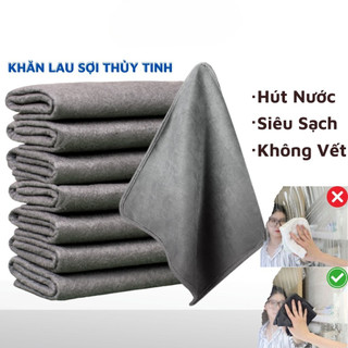 Khăn Lau Ma Thuật Không Để Lại Vết Khăn Lau Chùi Vệ Sinh Cửa Kính Nhà Bếp Đa Năng Siêu Thấm Nước