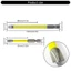 Fol Đặc biệt Mũi tuốc nơ vít có rãnh 65mm 110mm Bit Tua vít từ tính Bit thay thế Độ cứng tuốc nơ vít