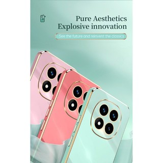 Ốp Điện Thoại Cho Redmi Note 14 Pro + Note 15 Pro + Note15 Note14Pro + 4G 5G 2025 Vỏ Silicon Mạ Bóng Vuông 6D Bảo Vệ Camera Ốp Lưng Chống Sốc
