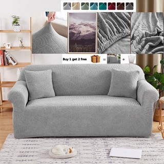 Vỏ Bọc Ghế Sofa Co Giãn Chống Bụi, Chất Liệu Jacquard Thoáng Mát, Dành Cho Sofa Hình Chữ L