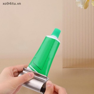 Xoitu Creative Kem Đánh Răng Ống Bóp Đơn Giản Kem Đánh Răng Con Lăn Thép Không Gỉ Tiết Kiệm Nhân Công Kem Đánh Răng Ống Wringer Sữa Rửa Mặt Ép VN