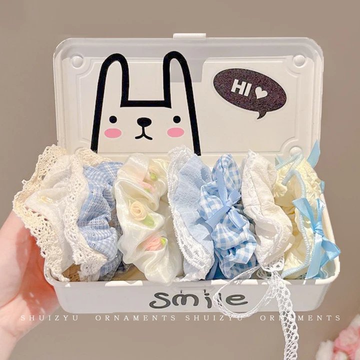 Korean Lace Stretch Set Scrunchies Scrunchie – 3