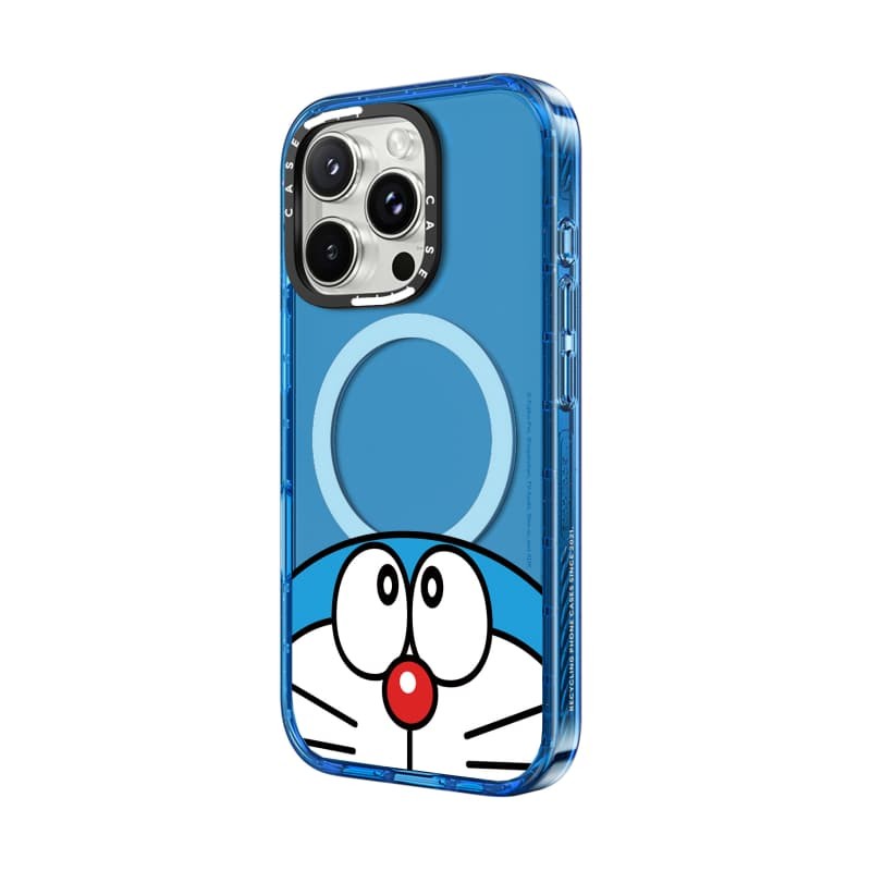 CASECASE X Tùy Chỉnh Doremon Ốp Lưng Bầu Trời Màu Xanh Trong Suốt Cứng Hút Từ Tính Tác Động Dành Cho Apple IPhone 12 13 14 15 16 Pro Max Plus Có Hộp