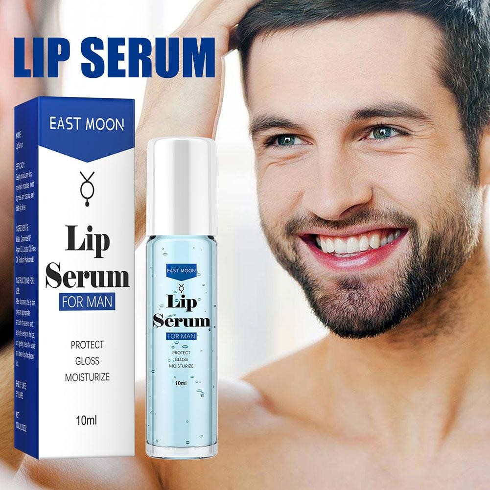 LEARNEVER Lip Serum Dành Cho Nam Dưỡng Ẩm Và Bảo Vệ Môi Khô Chapped & Dark Lip Essence Roll-on Lip Care R6h7