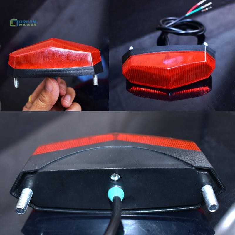 [Dream] 12V-80V Xe Đạp Điện Đèn LED Cảnh Báo An Toàn Đèn Phía Sau Cho Xe Tay Ga Ebike Cảnh Báo Đèn Hậu Phụ Kiện Xe Đạp mới