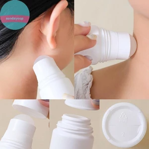 Sund 50 / 100ML Con Lăn Nhựa Trắng Sub-bottling Mist Hộp Đựng Du Lịch Có Thể Đổ Lại Chai DIY Khử Mùi Phụ Kiện VN