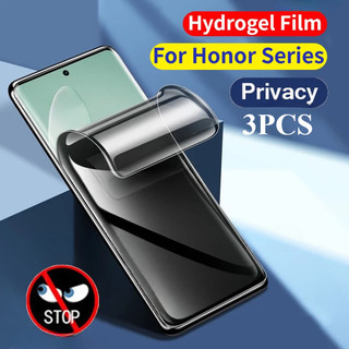 3 Phim Hydrogel Mềm Chống Gián Điệp Cho Honor X9c X9b X8c X8b Thông Minh Siêu Mỏng Chống Miếng Dán Bảo Vệ Màn Hình Điện Thoại Cho Honor X7c X7b X6c X6b X5b Plus 5G 4G Ultra HD Phim Mềm Bảo Mật